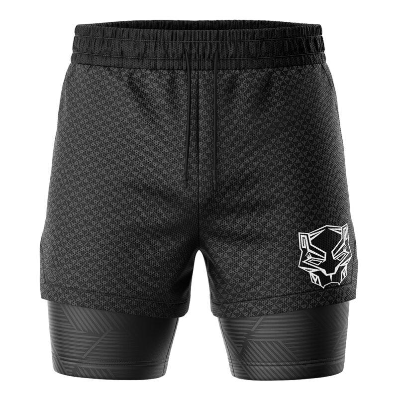 Black Panther Marvel Comics 2-in-1 Performance Shorts - Image 2