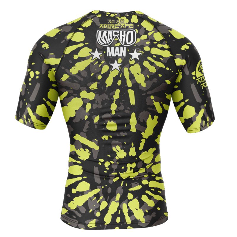 Cup of Coffee in the Big Time Randy Savage Short Sleeve Rash Guard Compression Shirt