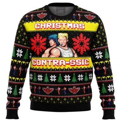 Christmas Contrassic Pop Culture Ugly Christmas Sweater