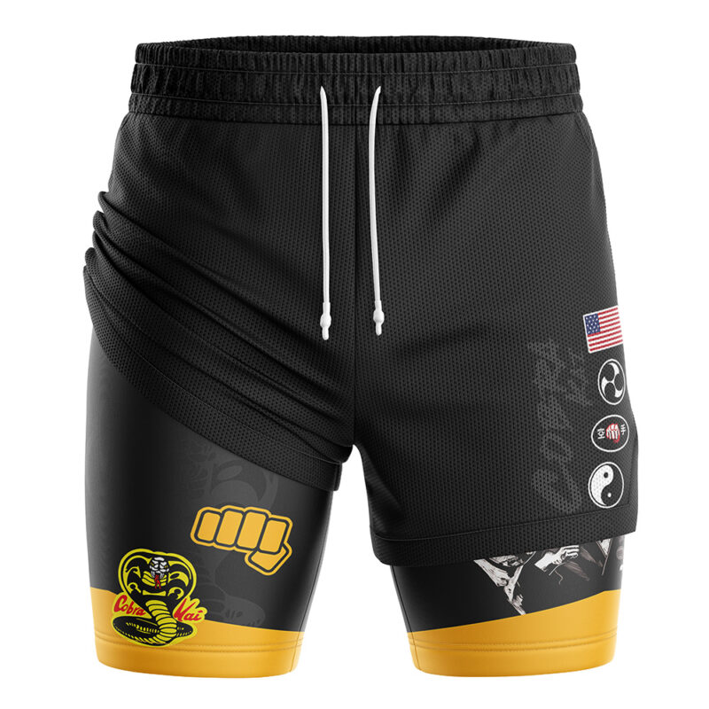 Sweep the Leg Cobra Kai 2-in-1 Performance Shorts