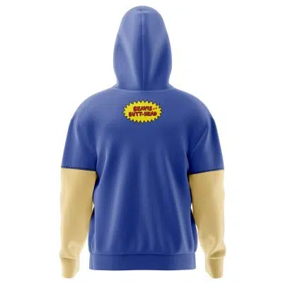 Cornholio Beavis and Butt-head Full Face Zip Hoodie