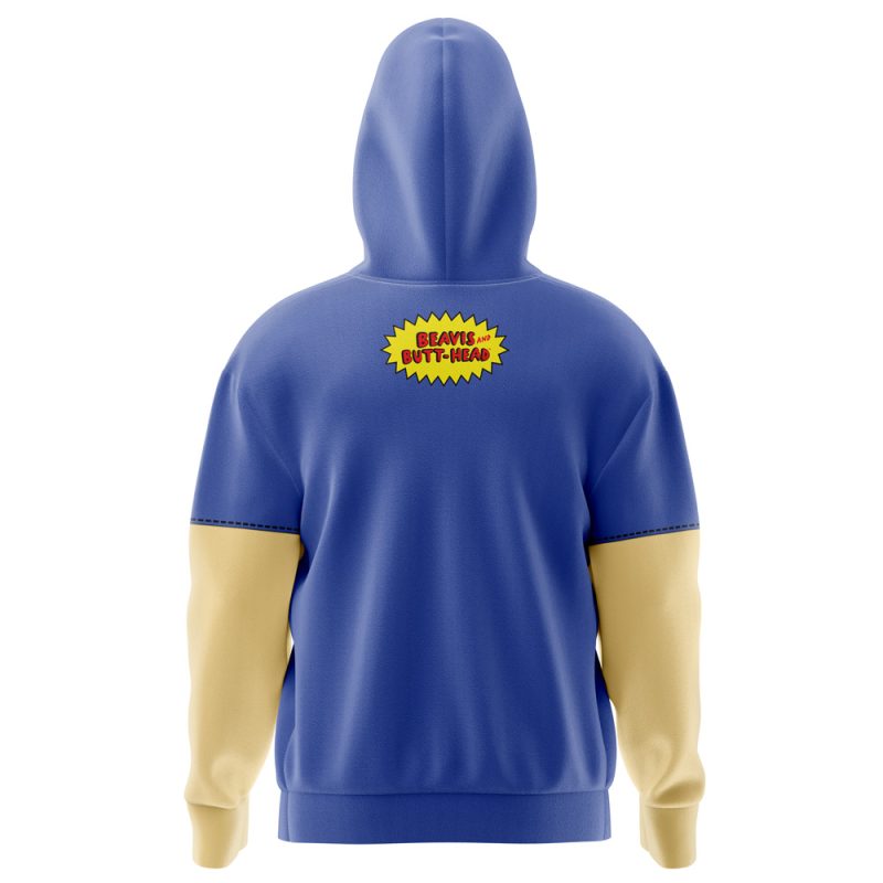 Cornholio Beavis and Butt-head Full Face Zip Hoodie