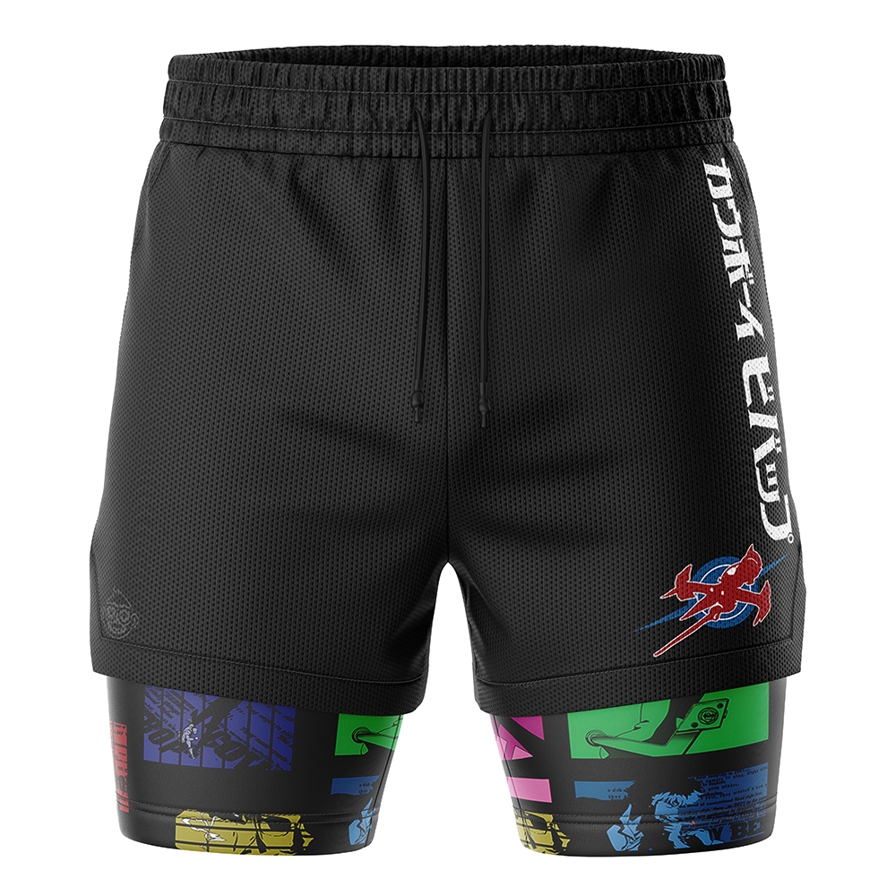 Cowboy Bebop 2-in-1 Performance Shorts | Anime Ape