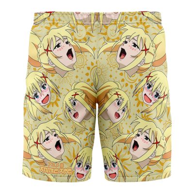 Funny Face Darkness Konosuba Board Shorts Swim Trunks