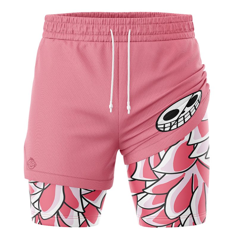 Doflamingo V2 One Piece 2-in-1 Performance Shorts - Image 3