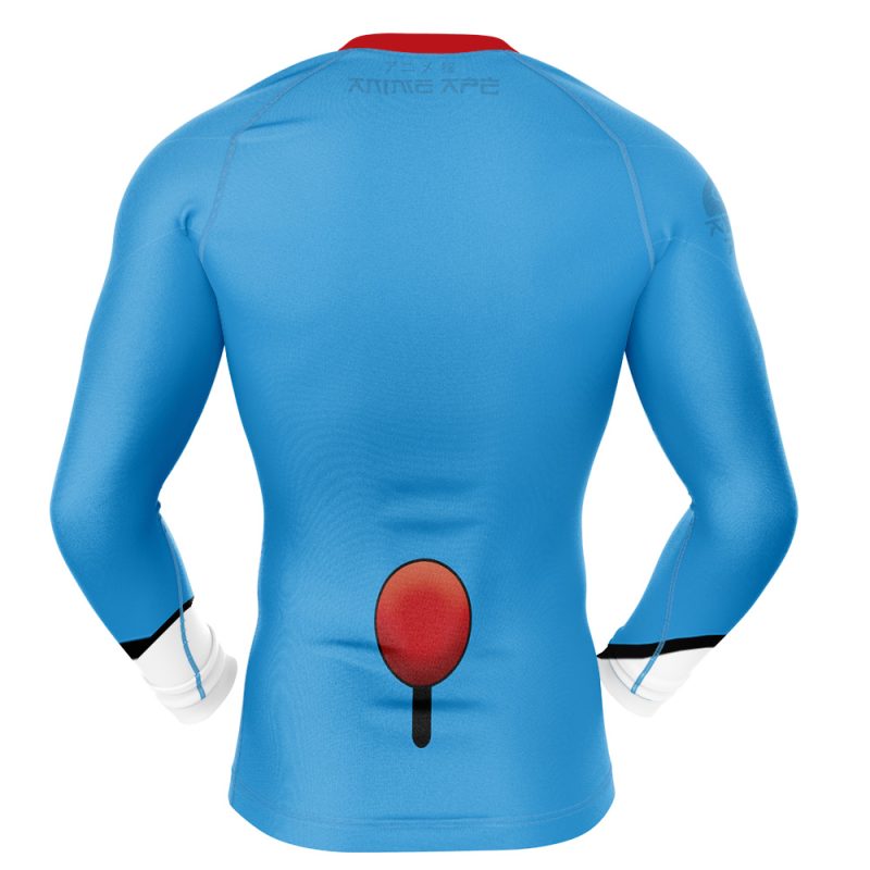 Doraemon Long Sleeve Rash Guard Compression