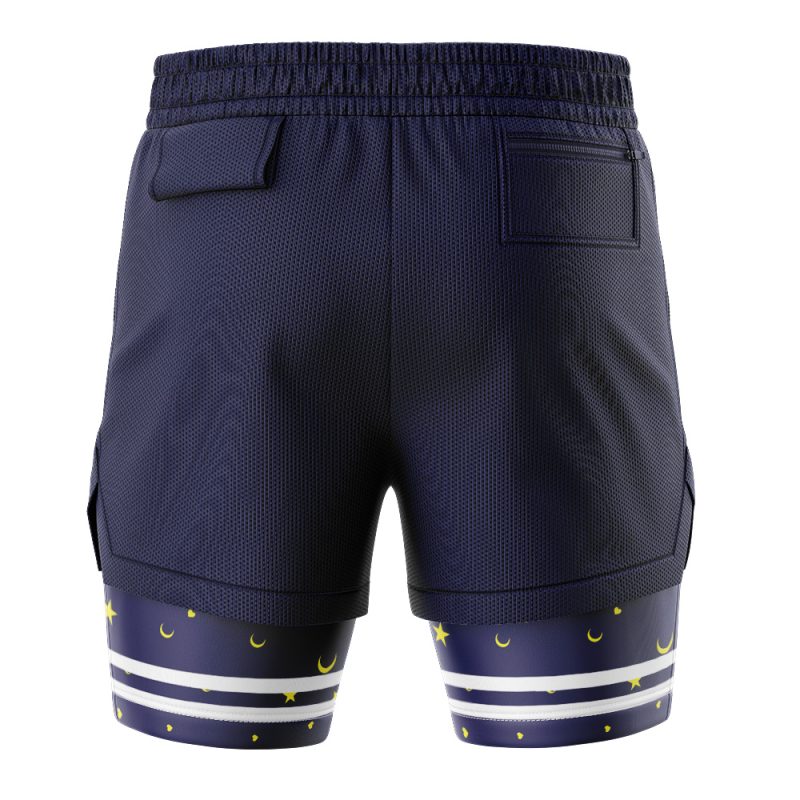 Galactic Sailor Moon 2-in-1 Performance Shorts - Image 4