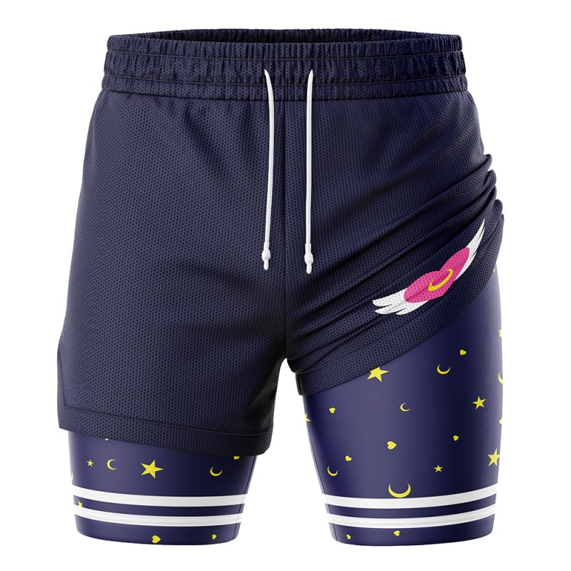 Galactic Sailor Moon 2-in-1 Performance Shorts - Image 3