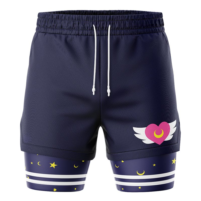 Galactic Sailor Moon 2-in-1 Performance Shorts - Image 2