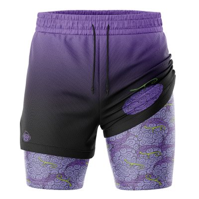 Gomu Gomu No Mi One Piece 2-in-1 Performance Shorts | Anime Ape