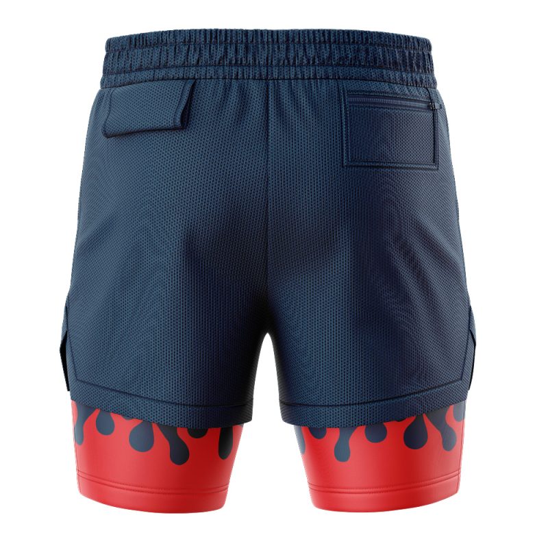 Simon Gurren Lagann 2-in-1 Performance Shorts - Image 4