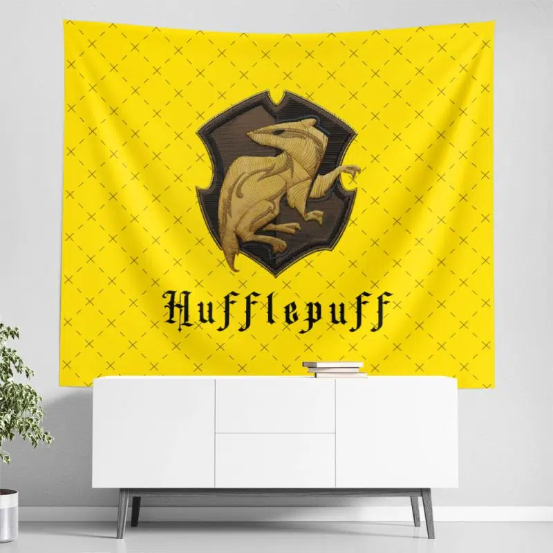 Hufflepuff Hogwarts Legacy Harry Potter Tapestry - Image 3