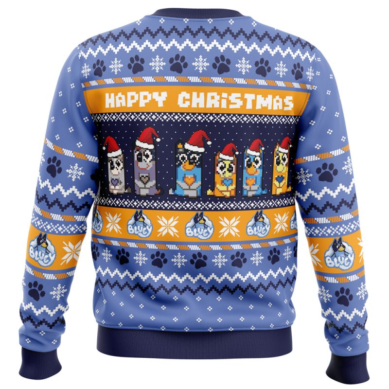 Happy Christmas Bluey Ugly Christmas Sweater - Image 2