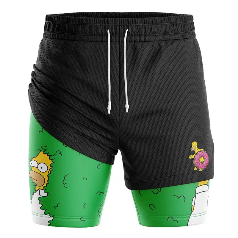 Homer Bush Meme The Simpsons 2-in-1 Performance Shorts