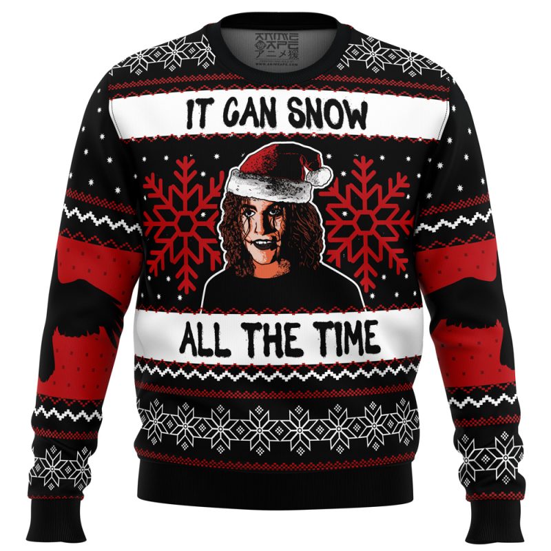 It Can Snow All The Time The Crow Pop Culture Ugly Christmas Sweater