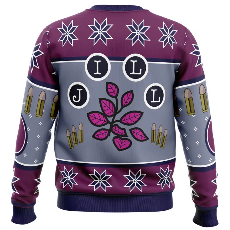 Jill Valentine Season's Blasting Dead by Daylight Ugly Christmas Sweater - Image 2
