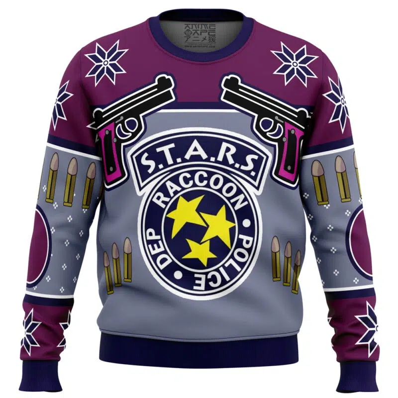 Jill Valentine Season's Blasing Dead by Daylight Ugly Christmas Sweater
