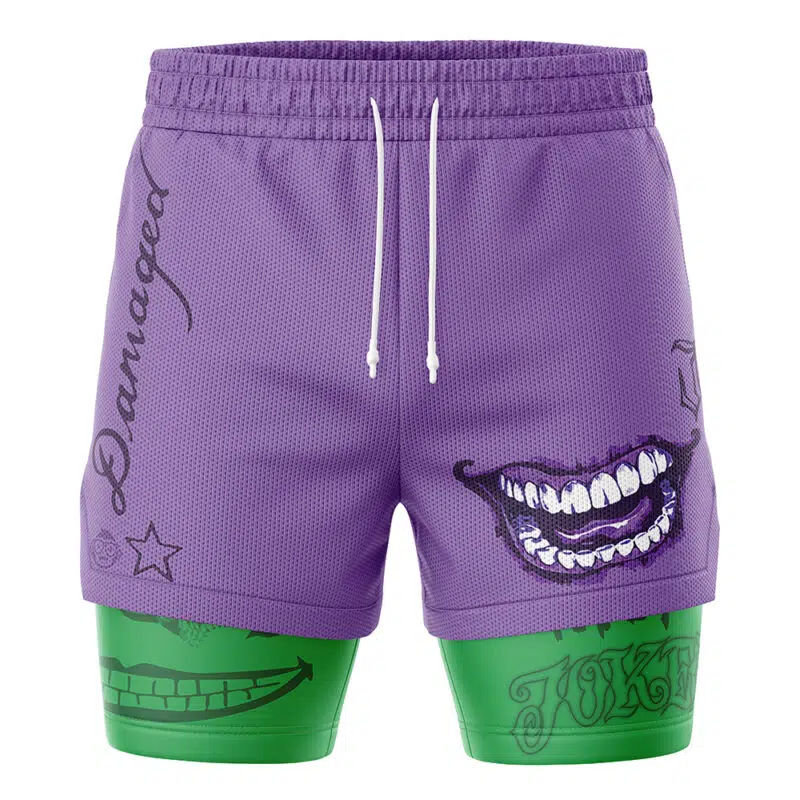 Joker DC Comics 2-in-1 Performance Shorts