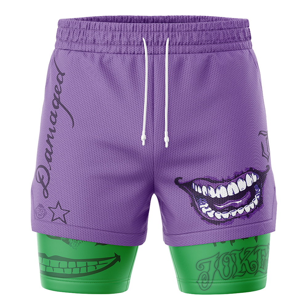 THE SHINZONE DADDY SHORTS２ Joker DC Comics 2-in-1 Performance Shorts | Anime Ape