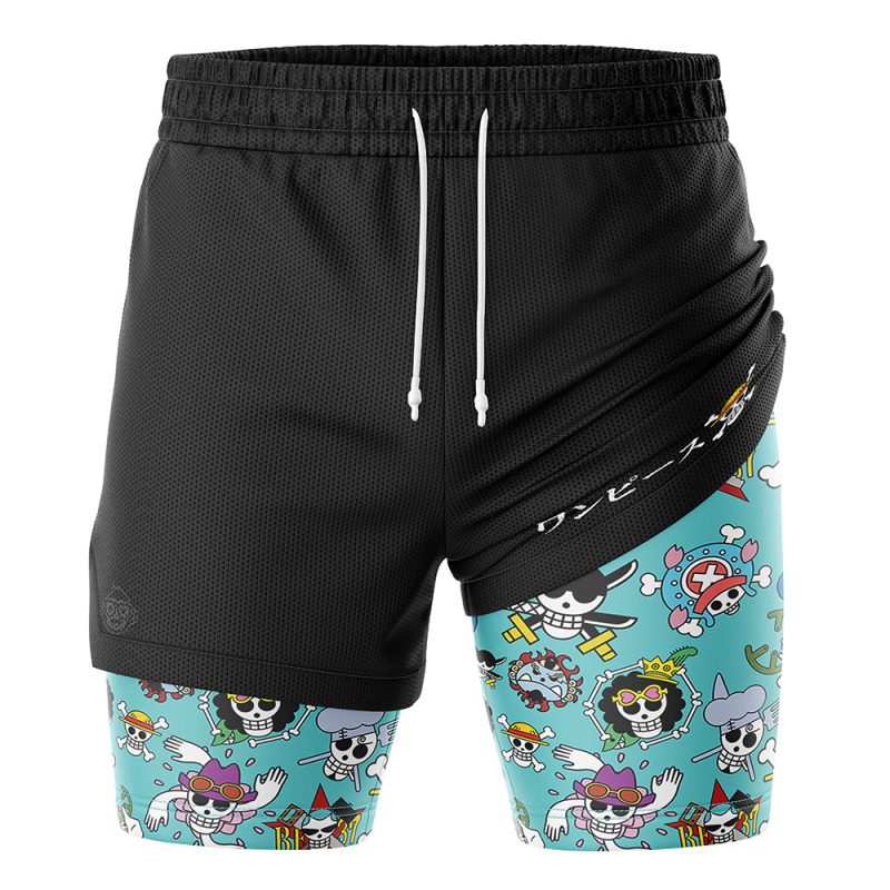 Jolly Roger One Piece 2-in-1 Performance Shorts - Image 3
