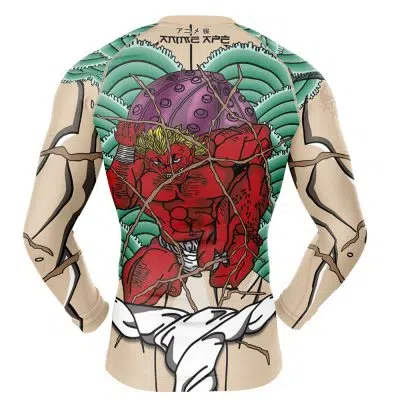Kaoru Hanayama Baki Long Sleeve Rash Guard Compression