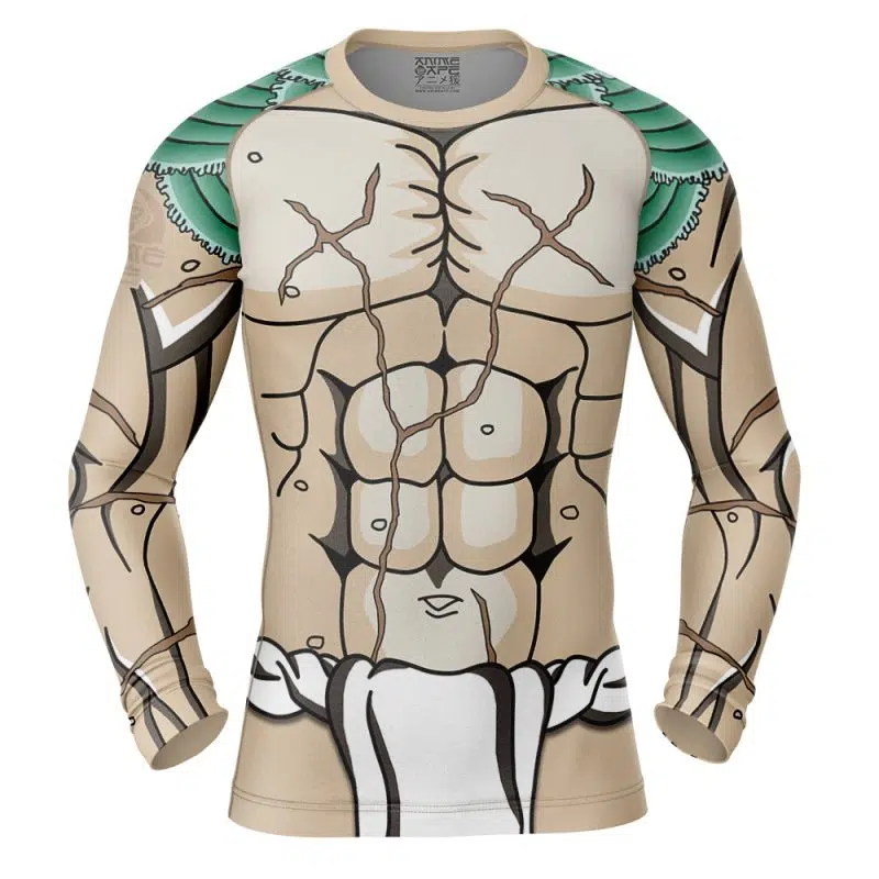 Kaoru Hanayama Baki Long Sleeve Rash Guard Compression