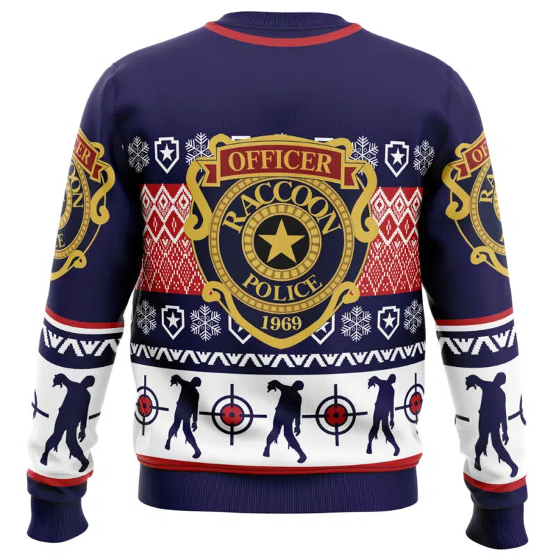 Leon Kennedy Bad Tidings Dead by Daylight Ugly Christmas Sweater - Image 2