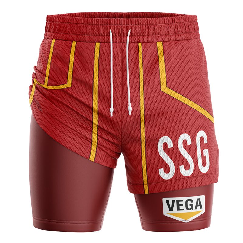 Luffy Egghead One Piece 2-in-1 Performance Shorts - Image 3