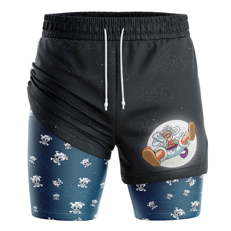 Luffy Gear 5 Pattern V2 OP 2-in-1 Performance Shorts