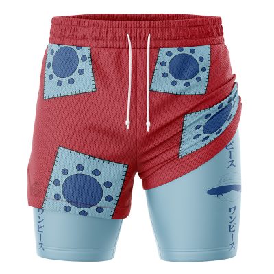 Luffy Wano V2 OP 2-in-1 Performance Shorts