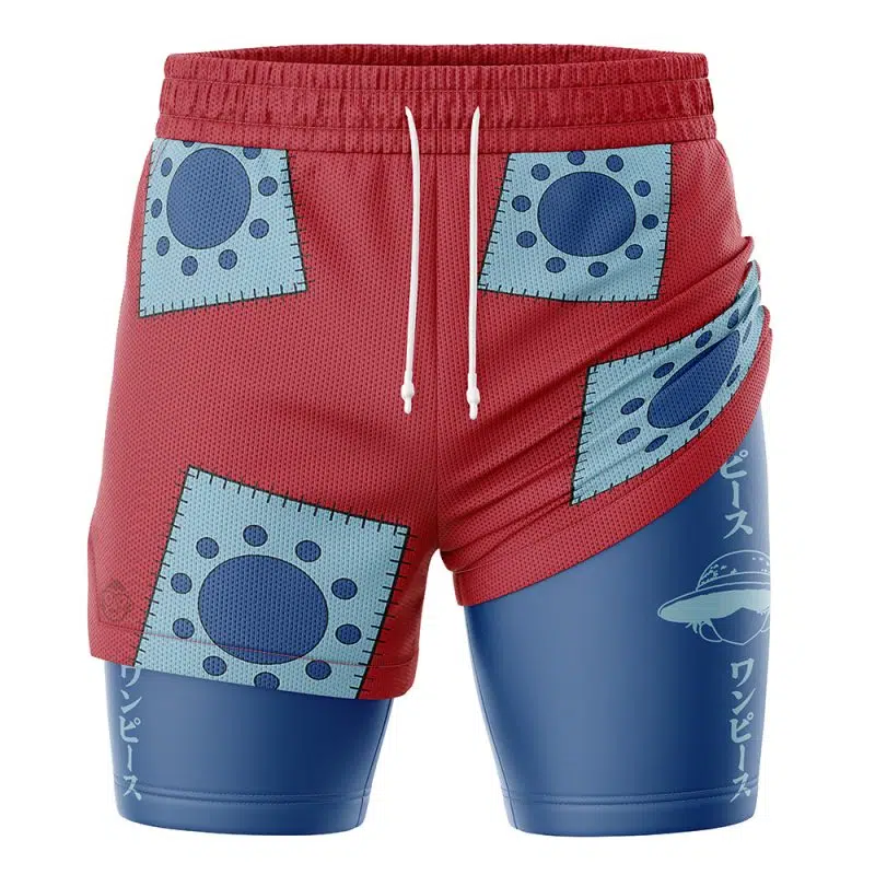Luffy Wano V3 OP 2-in-1 Performance Shorts