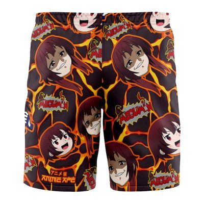 Funny Face Megumin Konosuba Board Shorts Swim Trunks