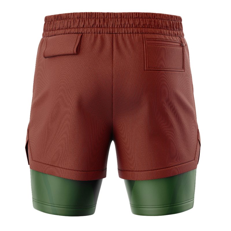 Michaelangelo Teenage Mutant Ninja Turtles 2-in-1 Performance Shorts - Image 4
