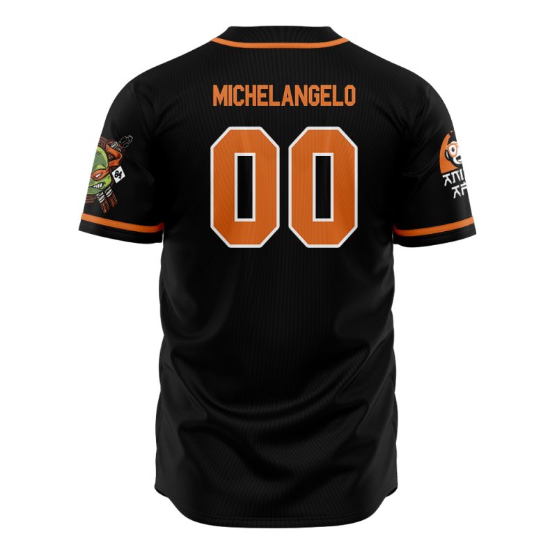 Michelangelo Teenage Mutant Ninja Turtles Baseball Jersey