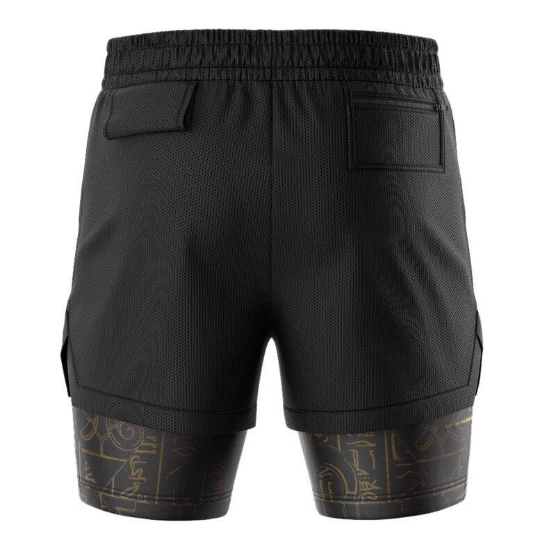Millennium Puzzle Yugioh 2-in-1 Performance Shorts - Image 4