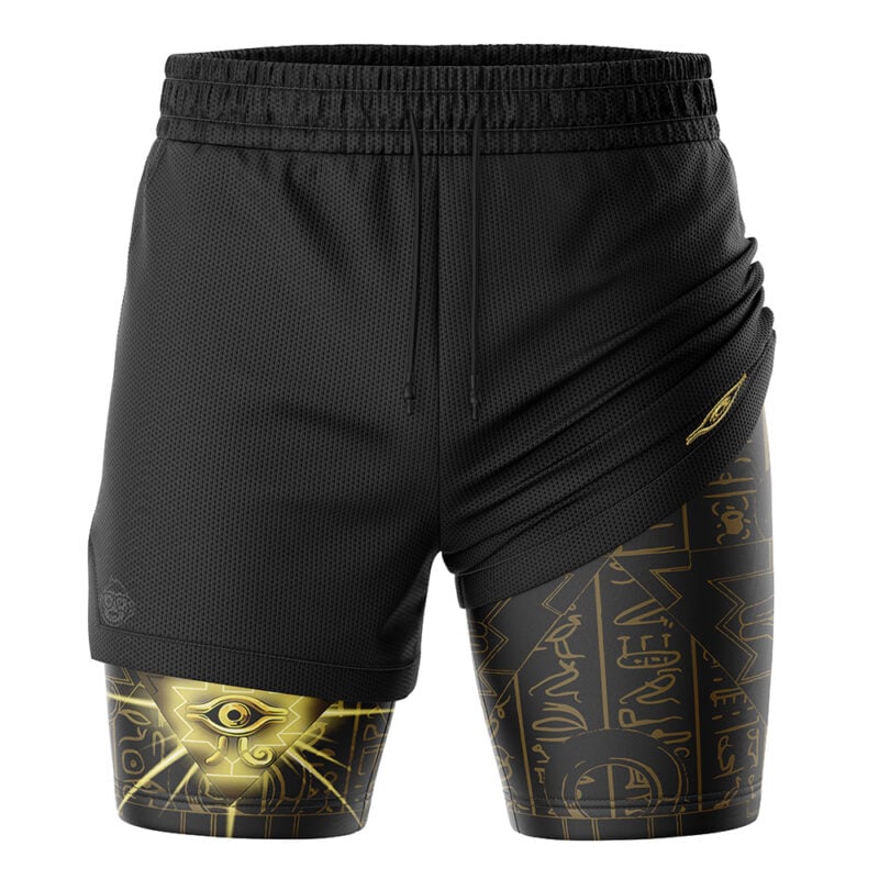 Millennium Puzzle Yugioh 2-in-1 Performance Shorts - Image 3