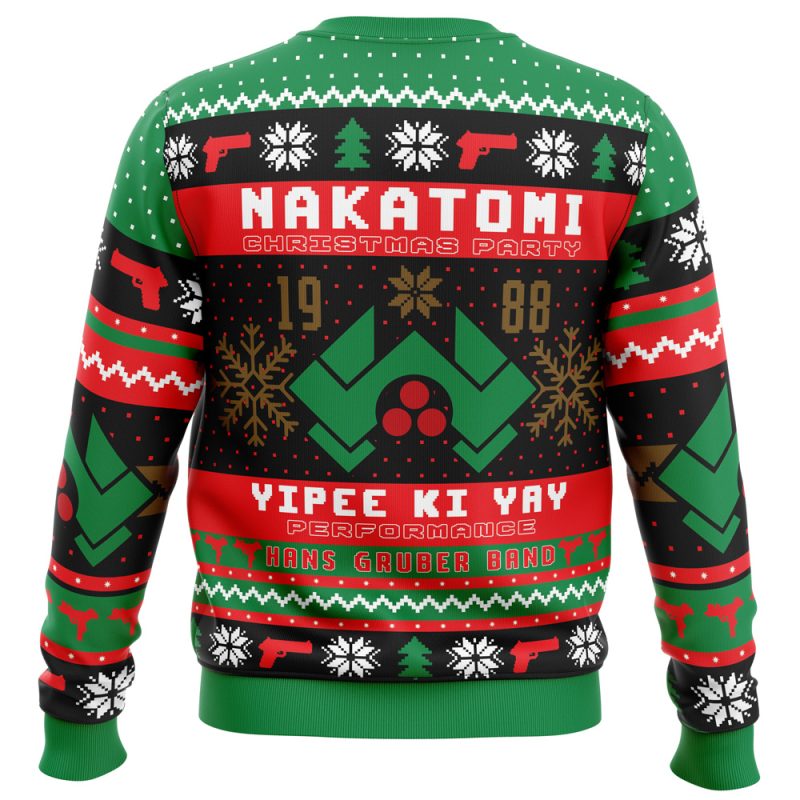 Nakatomi Christmas Party 1988 Die Hard Ugly Christmas Sweater - Image 2