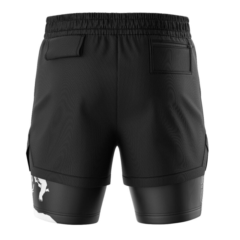 Kaonashi No-Face Spirited Away 2-in-1 Performance Shorts - Image 4