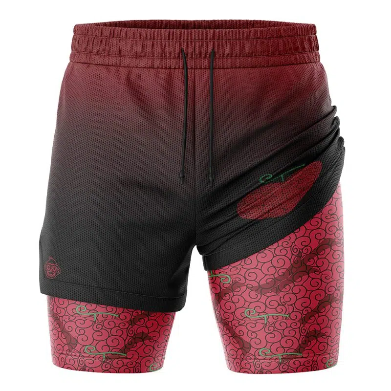 Ope Ope No Mi One Piece 2-in-1 Performance Shorts - Image 3