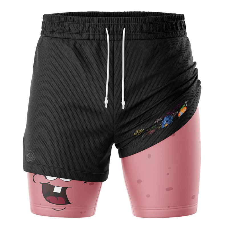 Patrick Face SpongeBob SquarePants 2-in-1 Performance Shorts - Image 3