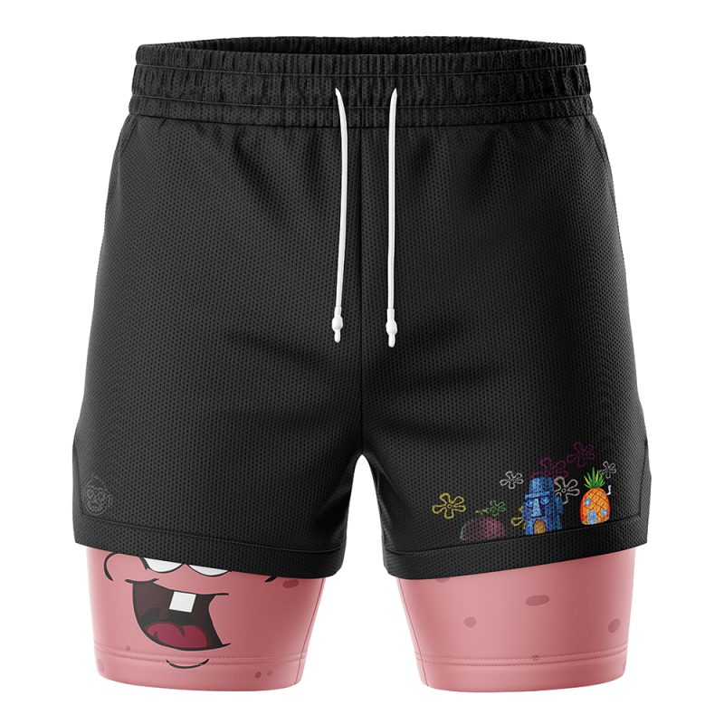 Patrick Face SpongeBob SquarePants 2-in-1 Performance Shorts - Image 2
