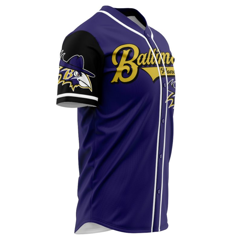 Personalized Baltimore Honchkrow Pokemon Baseball Jersey