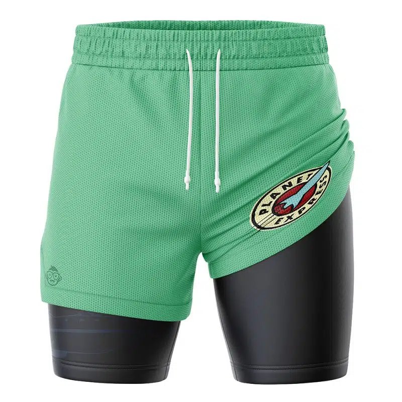 Planet Express Futurama 2-in-1 Performance Shorts - Image 3