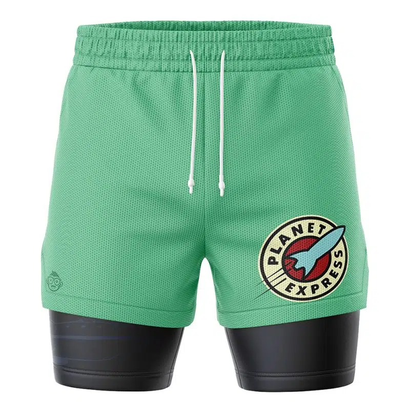 Planet Express Futurama 2-in-1 Performance Shorts - Image 2