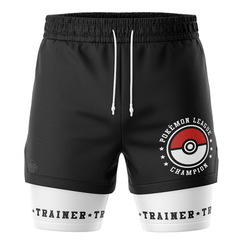 Poke League Pokemon 2-in-1 Performance Shorts