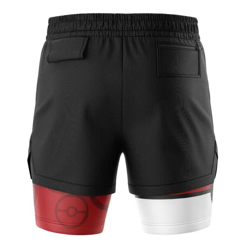 Pokeball Pokemon 2-in-1 Performance Shorts - Image 4