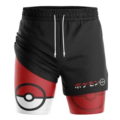 Pokeball Pokemon 2-in-1 Performance Shorts