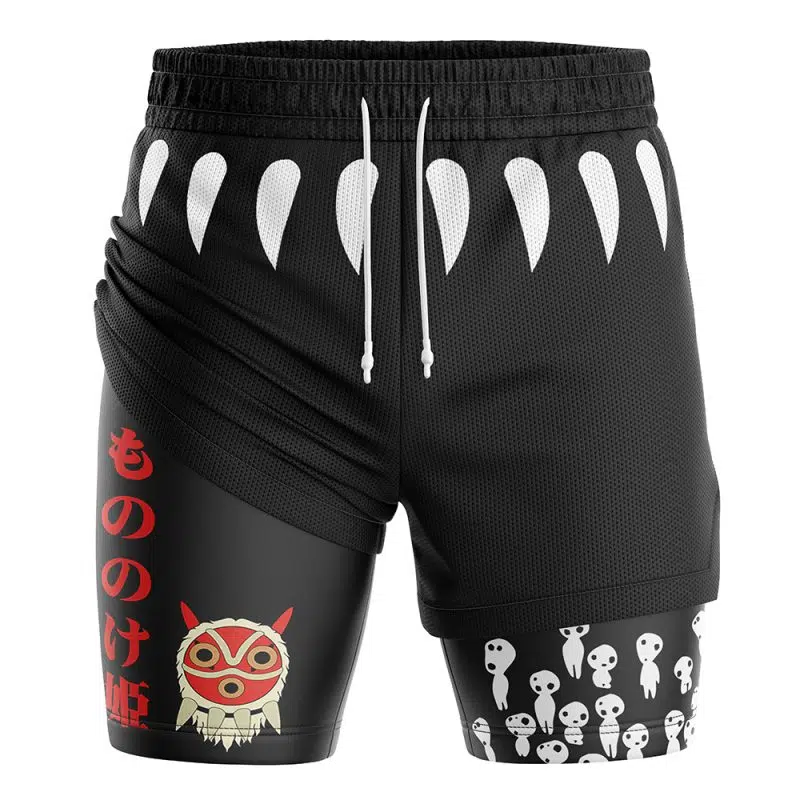 Princess Mononoke 2-in-1 Performance Shorts