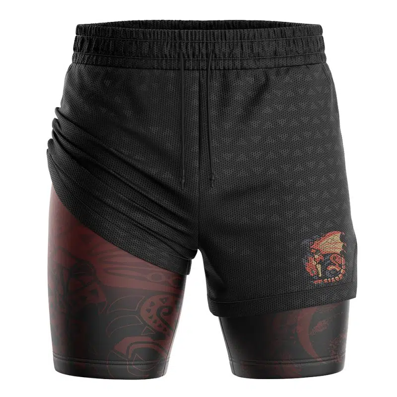 Rathalos Monster Hunter 2-in-1 Performance Shorts