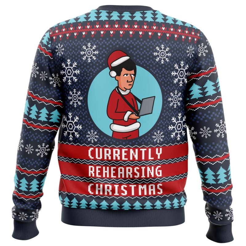 Rehearsing Christmas Ugly Christmas Sweater - Image 2